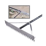 Midwest 11048 48" Head Screening Rake, 66" Blue Aluminum Handle. Fixed Price $150.04.