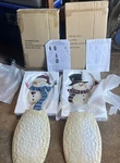 Mr. & Mrs Snowman Garden Stake Figures Outdoor Holiday Yard Art Decor. New In Bx. Fixed Price $40.00.