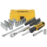 Dewalt 1/4" Drive 50 Piece Mechanics Socket Bits 72 Tooth Ratchet Tool Set Kit. Fixed Price $49.88.