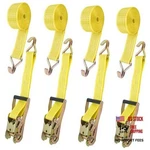 Heavy Duty Ratchet STRAPS(4 Pack), 2" X15' Tie Down Strap, 5000 Lbs. Fixed Price $70.48.