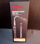 Hyper Tough 2-PIECE Magnetic Pickup Tool Set With Led Light & Extending. Fixed Price $12.00.