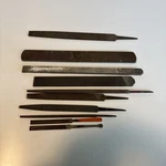 Vintage Hand Lot Nicholson Flat Round Taper Machinist Files 10 Pc. Fixed Price $25.46.