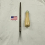 Warrensville Usa 8" Round Bastard Files With Handles Qty: 3 Pcs. Nos. Fixed Price $30.00.