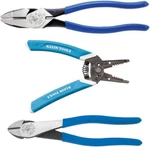 Klein 80043 Heavy Duty Set, Includes Lineman's Side-cutting Blue. Fixed Price $121.99.