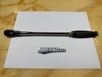Snap-on Tools Used Green 1/4" Drive Soft Grip Extra-long Flex Ratchet THLLF72G. Fixed Price $159.95.