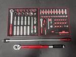 Teng Tools 1/2 Socket Set, Breaker Bar, Torque Wench And 1/4 Lot. Fixed Price $349.00.
