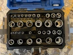 Kobalt 64 -piece Standard (sae) Metric Polished Chrome Mechanics Tool Set. Fixed Price $35.00.