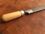 Wood Rasp & Handel - Nicholson 12" Half Round *made In The Usa With Handle. Fixed Price $45.00.