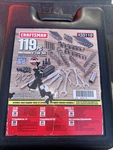 Sears Craftsman Usa 119PC Mechanic Socket Tool Metric Sae Set 33119 Nos. Fixed Price $299.00.