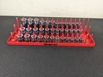 #BO721 Snap On Tools Usa 3/8" Drive Metric Shallow Semi Deep Master Set. Fixed Price $699.95.