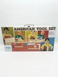 Vintage 60S American Tool Set Metal Case Chicago Toy Complete. Fixed Price $124.99.