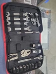 Hyper Touch Tool Kit Auto & Motorcycle Mechanic Set Rachet Wrench Bits Used. Fixed Price $19.95.