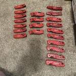 Milwaukee Fastback Utility Knife - Red Lot Of 21. Fixed Price $100.00.