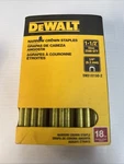Dewalt 18 Gauge 1/4" Narrow Crown Staples 2500 Pack Indoor Use Genuine Oem. Fixed Price $18.99.
