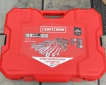 Craftsman Low Profile Mechanics Tool Set, 189PC. Fixed Price $197.57.