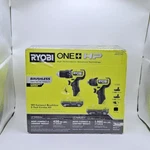 Ryobi One+ Hp 18V 1/2" Drill/driver 1/4" Impact W/2 Batteries PSBCK102K2. Fixed Price $129.00.