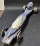Vintage CO2 Dragster Derby Car With Pitsco Wheels Black. Fixed Price $25.49.