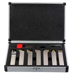 3/4" Shank Nickel Plated Indexable Lathe Turning Tool Holder Set 7 Pieces. Fixed Price $225.04.