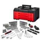 Craftsman Versastack 242-PIECE Mechanics Tool Set Sae/metric With 3-DRAWER Case. Fixed Price $199.99.