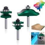 Pealife Stile Router Bit Set Raised Panel Rail 1/4 Inch Shank 3PC, Black. Fixed Price $28.55.