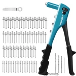 Gun, Kit, Pop 80PCS Metal Rivets And. Fixed Price $38.04.