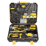 Ktaxon 198 Piece Tool Set, General Household Hand Kit Socket Wrench Auto. Fixed Price $103.00.