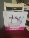 Mini Sewing Machine For Beginners Kids Guide Book And Fabric Squares 122 Pc Kit. Fixed Price $50.00.