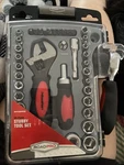 Road-pro 45 Pc Stubby Tool Set, With Case Numbered Sockets New Item Broken. Fixed Price $29.99.