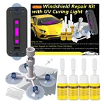 Clamper Windshield Repair Kit, Crack 4 Pcs, Yellow. Fixed Price $39.91.