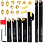 Carbide Lathe Tools - Metal Threading Bit Set 21PCS 7PCS 5/8 Inc.... Fixed Price $91.06.