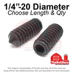 1/4"-20 Alloy Cone Point Allen Socket Set Screw Coarse Black Oxide (pick Size). Fixed Price $395.57.