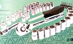 Blue Ridge Tools 41 Pc Mechanics 3/8" Socket Wrench Set+bits Automotive Repairs. Fixed Price $29.00.