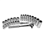 Tool International 27000 Socket Set 3/8 In. Dr 26 Piece M. Fixed Price $71.89.