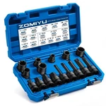 16PCS Impact Brake Caliper Socket Set, 1/2" Square Drive Wrench Adjusti.... Fixed Price $78.14.