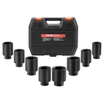 Axle Nut Impact Socket Set 1/2" Drive Deep 6-POINT 8PCS Sae. Fixed Price $58.99.