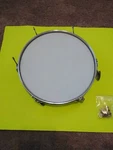 Drum Parts Tom Rim 14" With Head Unknown Brand Markings 6LUG Used W/ Bolts.. Fixed Price $22.00.