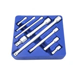 Genius Tools Piece 1/4", 3/8" & 1/2" Dr. Extension Bar Set EX-2349. Fixed Price $37.31.