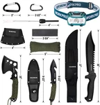 Workpro Camping Hatchet & Machete With Sheath Tool Sets Fixed Blade New. Fixed Price $59.99.