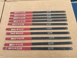 Lot Of 10 Vintage Simonds Hack Saw Blades Easy Start Red 30-01224. Fixed Price $14.99.