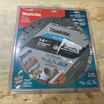 Makita 14 In. All-cut Segmented Rim, Diamond Blade E-23341. Fixed Price $72.00.