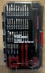 Hyper Tough 77-PIECE Electronic Repair Kit Hard Case, Screwdriver, Chrome Finish. Fixed Price $20.00.