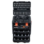 Mechanics Tool Set, 256-PIECE Kit, 1/4 In, 3/8 And 1/2 Driv. Fixed Price $126.82.
