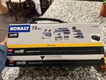 Kobalt 73 -piece Chrome Household Tool Set With Soft Case. Fixed Price $75.00.