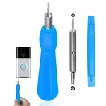 Video Screwdriver Bit Set For Battery And Wifi Access - Fits One Size, Blue. Fixed Price $15.80.