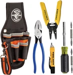 Klein 5-PIECE Electrician Set With Pouch Made Usa. Fixed Price $156.99.