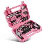 35PC Pink Hand Set Ladies Women Household Kit Storage Toolbox. Fixed Price $30.99.