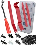 Yliebeter 105 Pcs Auto Trim Removal Tool Kit, Plastic Pry Bar Set With Red. Fixed Price $15.93.