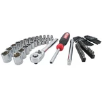 Craftsman 3/8 In. Drive Metric And Sae Point Mechanic's Tool Set 63 Pc. Fixed Price $57.95.