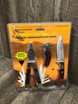 Sealed Appalachian Trail 3 Pc Multi All Purpose Tool Knife W/ Pouches #51120. Fixed Price $22.95.