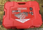 Craftsman 189-PIECE Mechanics Tool Set Sae/metric Ratchets Hard Case. Fixed Price $115.50.